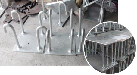 預(yù)埋板，地腳螺栓